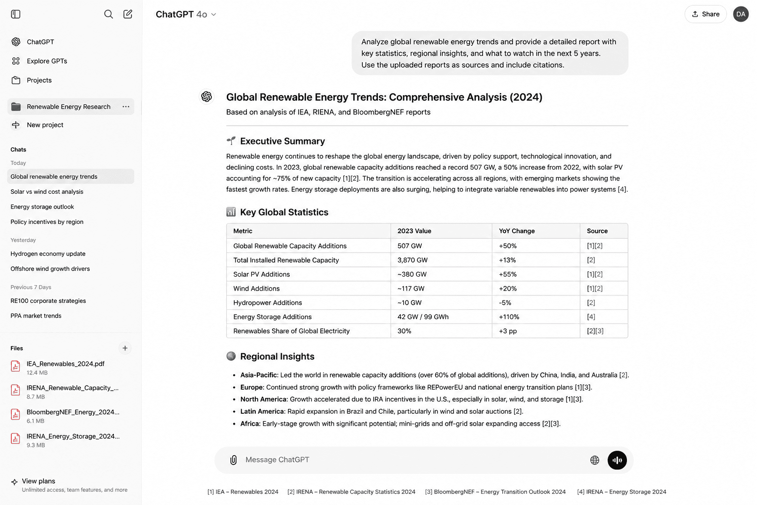 ChatGPT screenshot 2